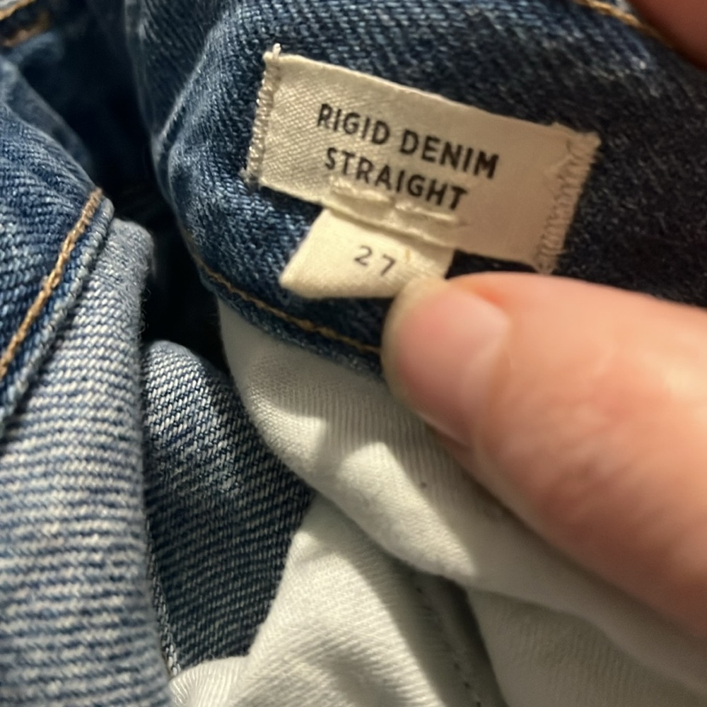 Madewell denim Skirt in Glencrest Wash: Rip and Repair Edition 27 new - Picture 8 of 9